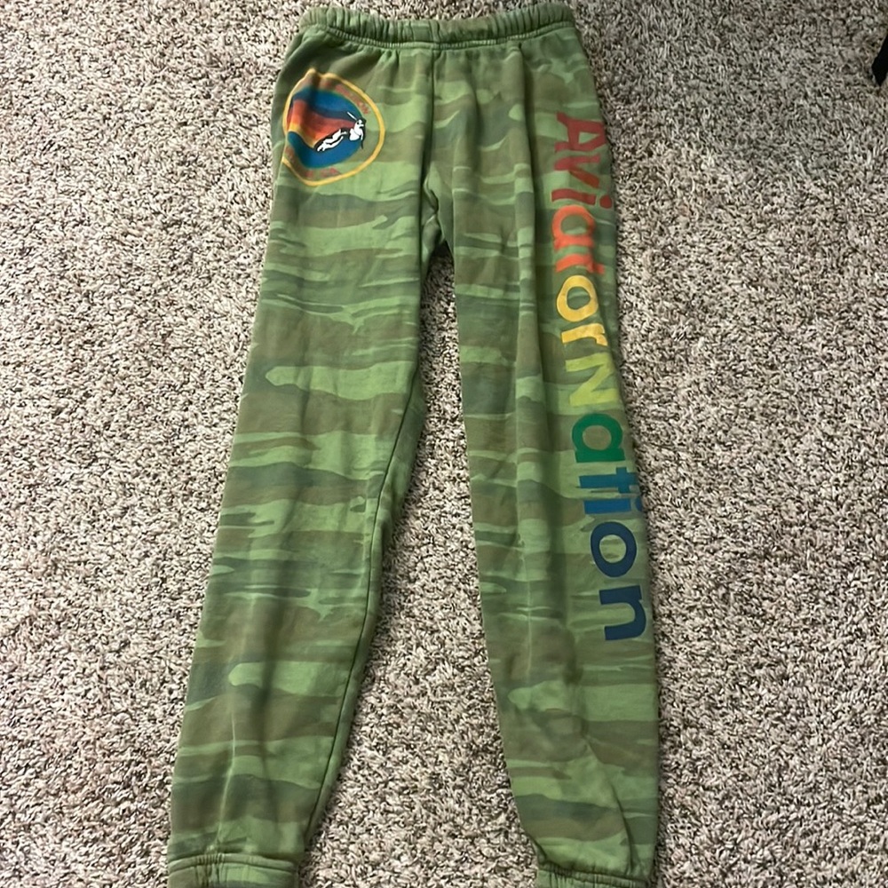 aviator nation camp sweatpants